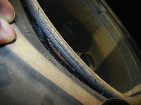 1969 Ford Fairlane - Used tire purchased from and installed by Tires and More for Less in NE Minneapolis on 03May2016, pic05. While the flat tire was in the tru…