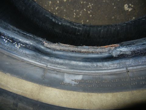 1969 Ford Fairlane - Used tire purchased from and installed by Tires and More for Less in NE Minneapolis on 03May2016, pic08. After this tire went flat on 04May…