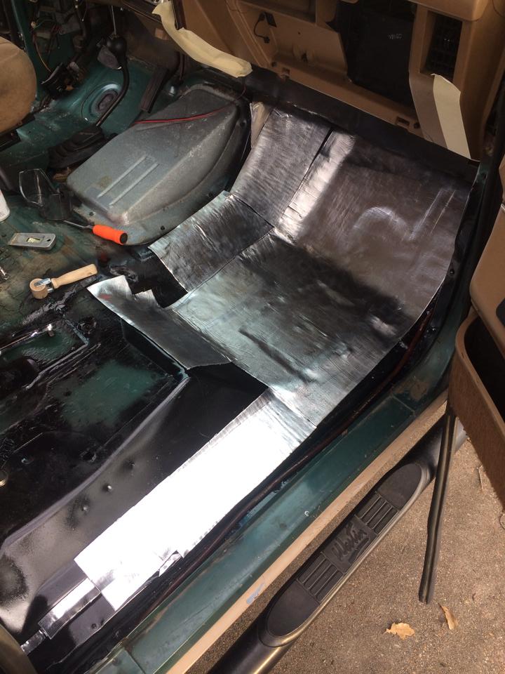 Little bit of sanding and HD paint in some areas. Roll down liner. Started up front.