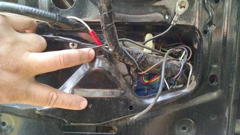 1983 Ford Bronco - Two of the 3 window motor bolts are inaccessible while the regulator is riveted to the door skin (I bolted this one in after painting the e…