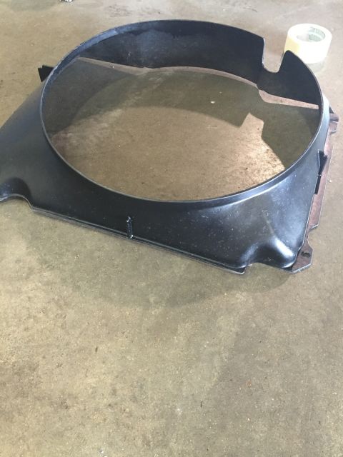1978 Ford Bronco - This is a radiator fan shroud, a part used to direct airflow to the radiator.