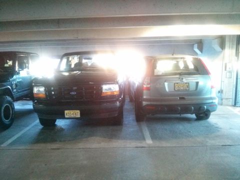 1995 Ford Bronco - Poor quality (like most of the pictures), but I figured it was a moment worth keeping.