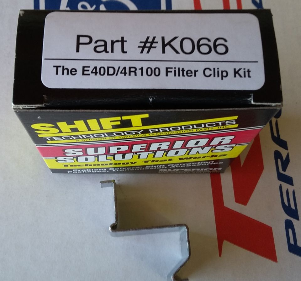 Part #K066, E4OD/4R100 Filter Clip Kit from Superior Solutions