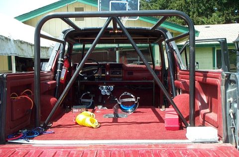 1986 Ford Bronco - This is most of it. I've still got some gussetting to do.