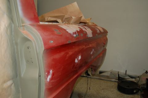1963 Ford Ranchero - Smoothing out the body