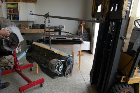 1963 Ford Ranchero - Getting ready to put in the motor