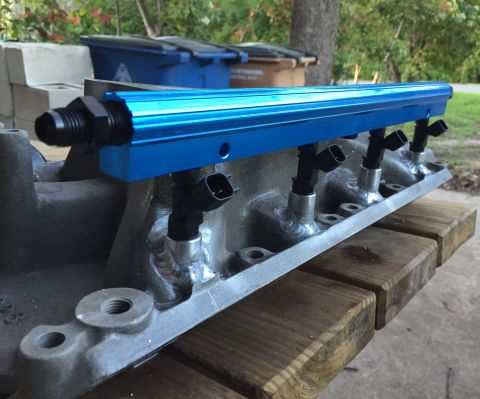 1981 Ford LTD - Fuel rail mockup.