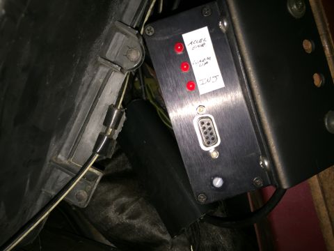1981 Ford LTD - View of the ECM from the passenger foot well.