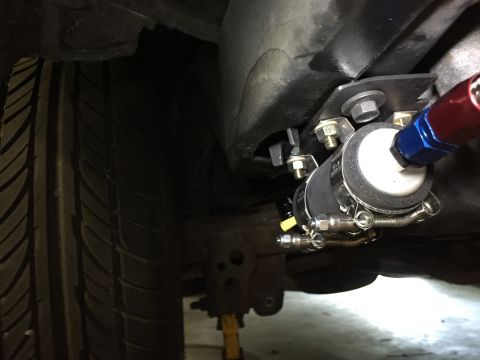 1981 Ford LTD - Walbro fuel pump mounted.