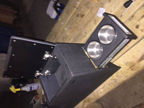 1981 Ford LTD - Drawer and lid installed all open.