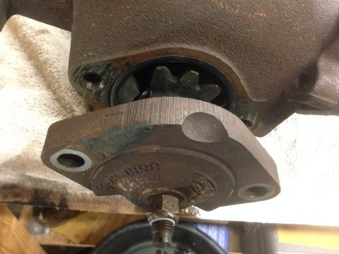 1979 Ford Bronco - Rusty metal component with gear teeth, possibly from a vehicle's drivetrain.