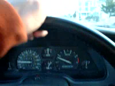 1996 Ford Thunderbird - Me driving not fast (small road)