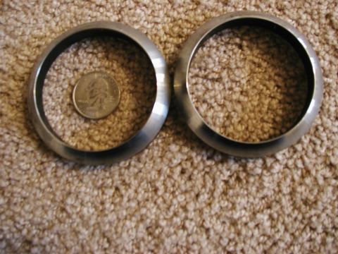 1985 Ford Bronco - flange spacers for 302 to connect to the bassani y pipe