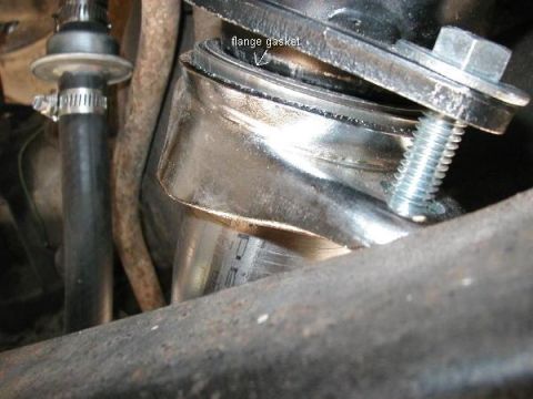 1985 Ford Bronco - collector and flange gasket