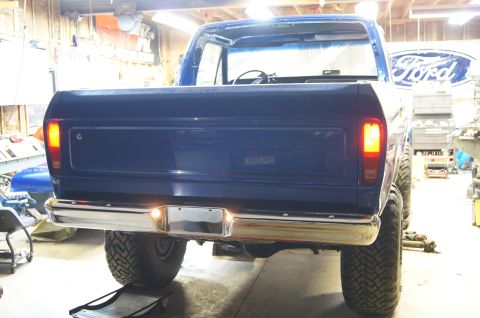1979 Ford Bronco - Rear bumper is just as nice as the front one.