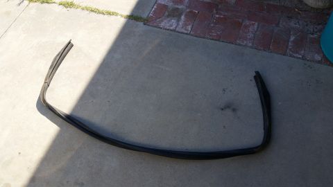 1992 Ford Bronco - The old weather stripping