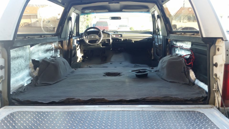 New tailgate weather stripping installed.