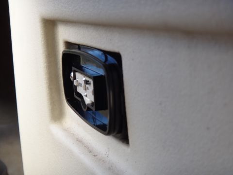 1995 Chevrolet P30 1 Ton - Step Van - A sticker is affixed to the side panel of a vehicle.