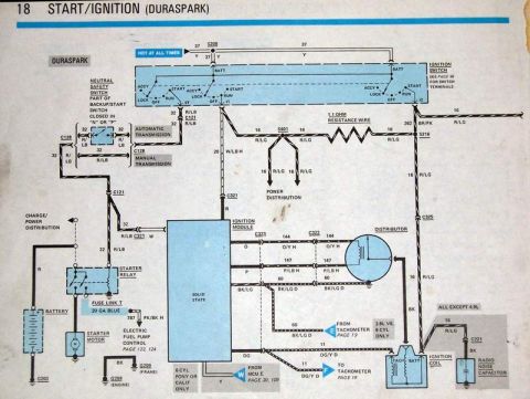 1983 Ford Bronco - The Original wiring for the Ignition System