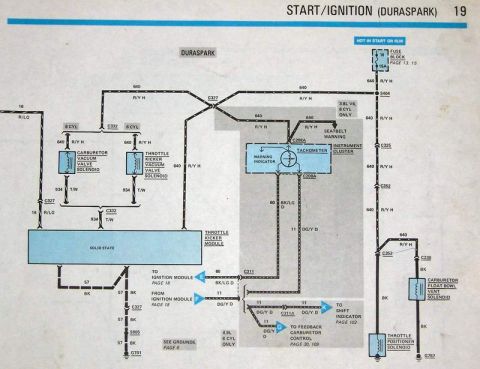 1983 Ford Bronco - Original Page 19 TAC Wiring