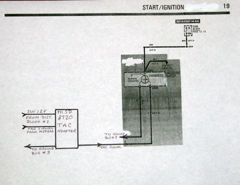 1983 Ford Bronco - Modified page 19 TAC Wiring with a MSD TAC Adapter