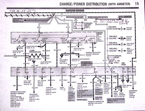 1983 Ford Bronco - The wiring of the fuse panel feed done per Tec. Service Bulletin 86-24-26. Removed the feed that often caused ignition static in the radio.…
