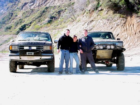 1988 Ford Bronco - Group Photo Me (left) Christy (center) James (right)