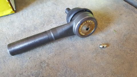 1996 Ford Bronco - A single tie rod end part is shown, with text indicating it is a "MOOG PROBLEM SOLVER" component.