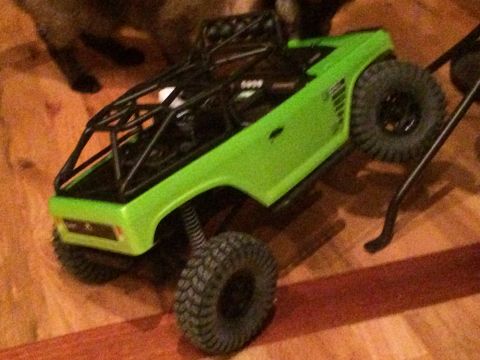1989 Ford Bronco - This is a remote-controlled rock crawler, not a 1989 Ford Bronco.