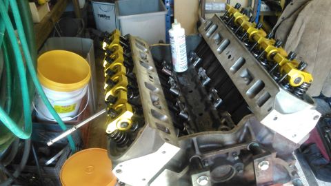 1996 Ford Bronco - had to replace rocker studs with longer ones. installed lifters, pushrods and Mid-Lift 1.6 roller rockers