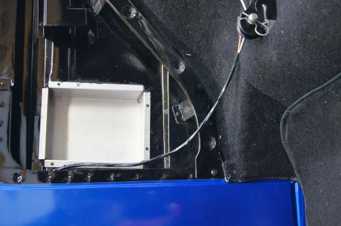 1979 Ford Bronco - Had to bend up some custom boxes to fill in the hole that a previous owner cut to clear speakers.
