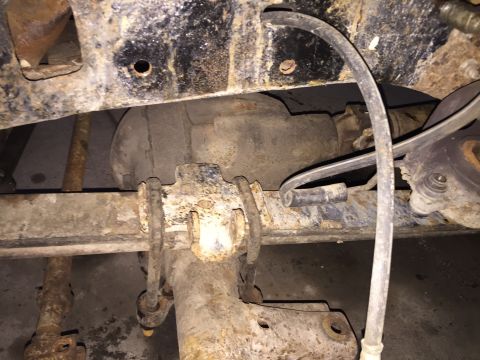1996 Ford F-150 - F250 shock/spring plate from 90s junkyard vehicle. 79 supercab springs and ubolts