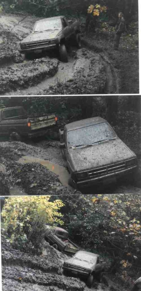 1978 Ford Bronco - why is it when somebody has to get buried, they first have to go down a hill that they have no chance of coming back up?