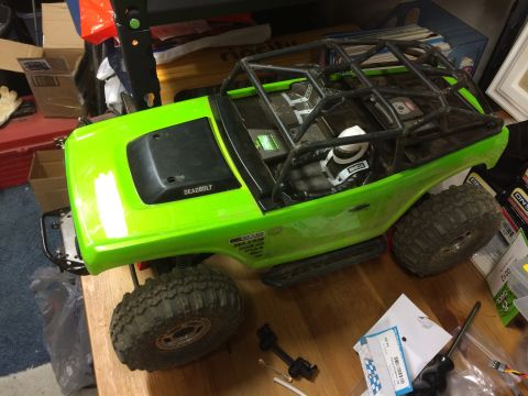 1989 Ford Bronco - This is a remote control rock crawler toy, not a 1989 Ford Bronco.