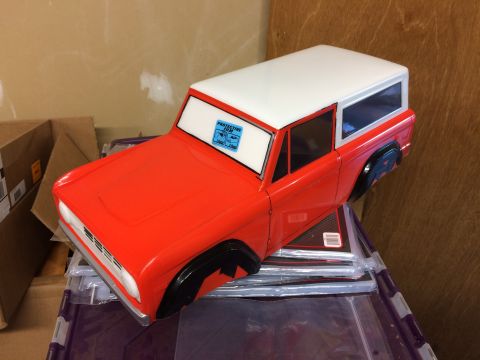 1989 Ford Bronco - This is a toy model of a Ford Bronco body, not a 1989 model.