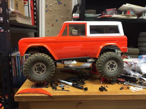 1989 Ford Bronco - This is a remote-controlled model of a Ford Bronco, not a full-sized vehicle.