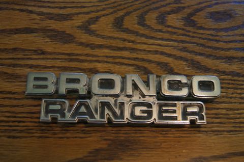 1979 Ford Bronco - Original chrome looked good. The black paint not so good.