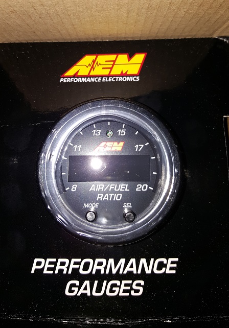 1978 Ford Bronco - AEM Performance Electronics air/fuel ratio gauge for automotive applications.