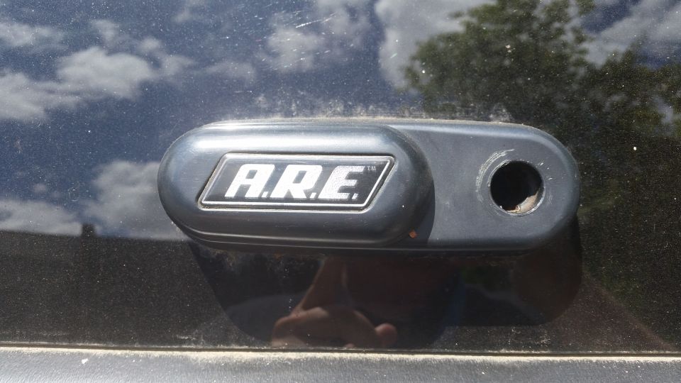outside of handle