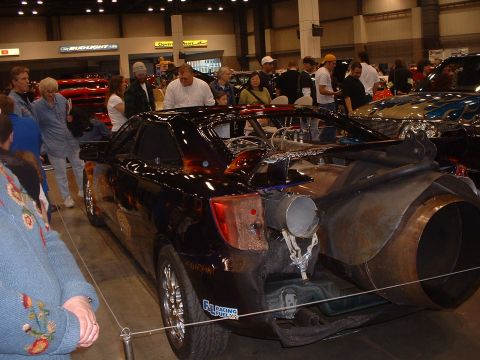 1999 Ford Crown Victoria - "Monster Garage" Acura with a rocket.