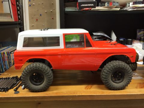1989 Ford Bronco - This is a remote-controlled model of a Ford Bronco, not a full-sized vehicle.