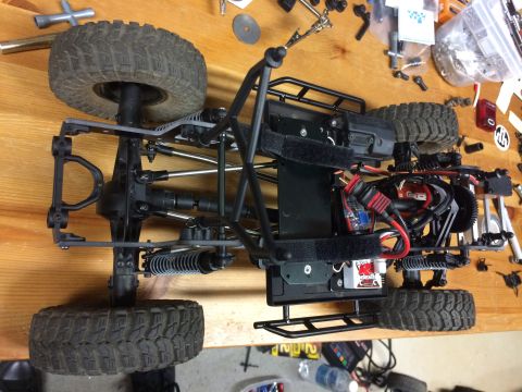 1989 Ford Bronco - This is a remote-controlled crawler chassis, not a 1989 Ford Bronco.
