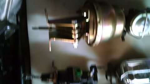 1985 Jeep CJ7 - Brake booster and master cylinder assembly, likely for an older vehicle.
