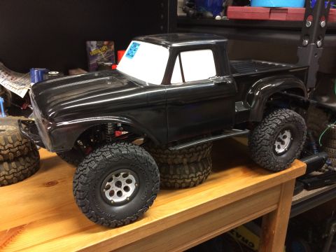 1989 Ford Bronco - This is a model truck body, not a full-size vehicle.