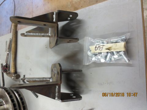 1986 Ford Bronco - Sky Manufacturing front leaf rear hangers. These are a good option if you don't have the time to pull your own from a junkyard truck.