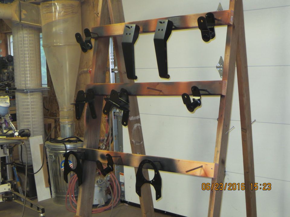 painting rack of all the goodies!