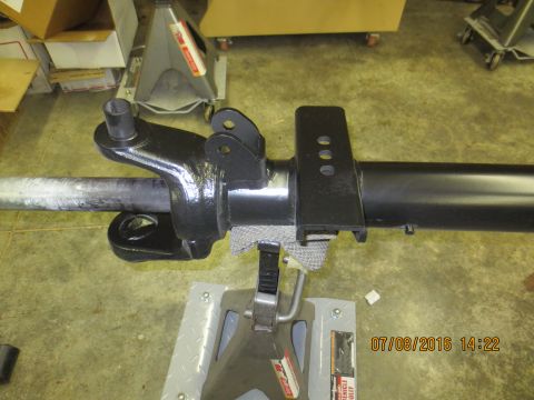 1986 Ford Bronco - new ruffstuff perch and shock mount for the passenger side.