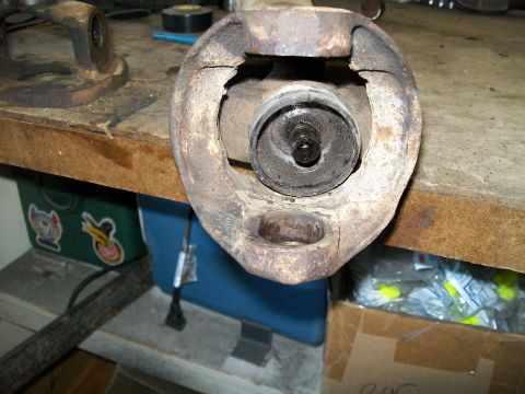 1991 Ford Bronco - This image shows a damaged suspension component, not a complete vehicle.