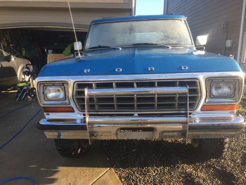 1979 Ford Bronco - After the wash and took the bug shield off