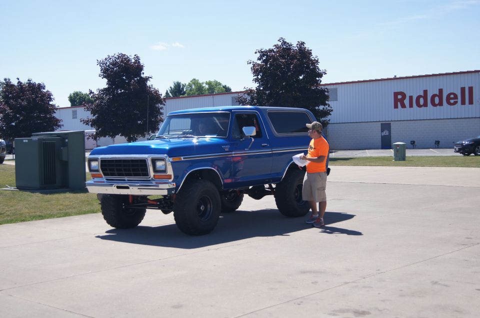 July 10th 2016, Elyria Ford, Nicole pulling into the Mustang and Ford Show